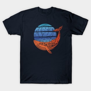 Whale Between The Stars T-Shirt